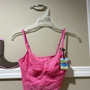 Gilly Hicks Vibrant Pink Lace Bralette